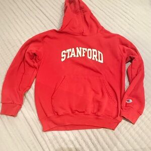 Champion Stanford Red Kids Hoodie